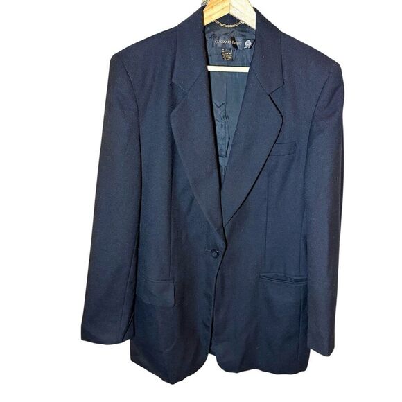 Classiques Entier Jackets & Blazers - Nordstrom Classiques SZ L 100% Wool Vintage Women's Blazer Career Minimalist